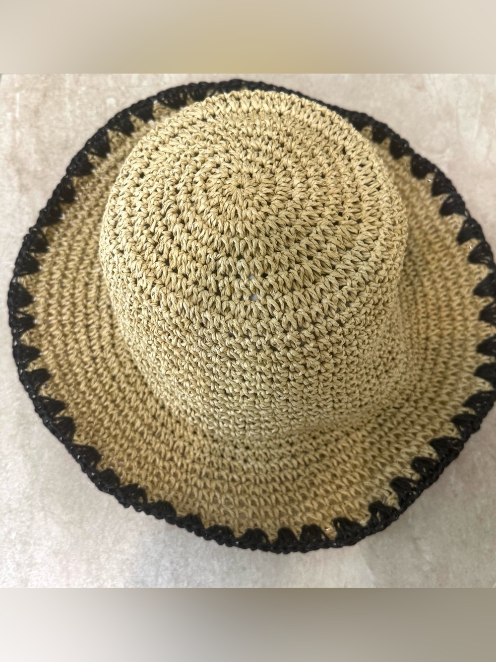 Anthropologie Straw Bucket Hat - Picture 3 of 9
